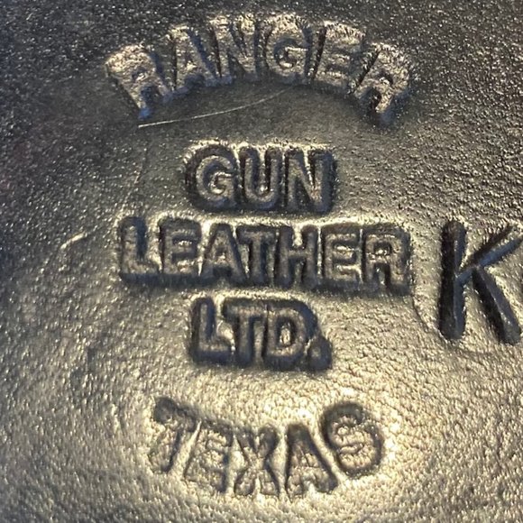 Accessories Vintage Leather Gun Holster Texas Ranger Gun Leather